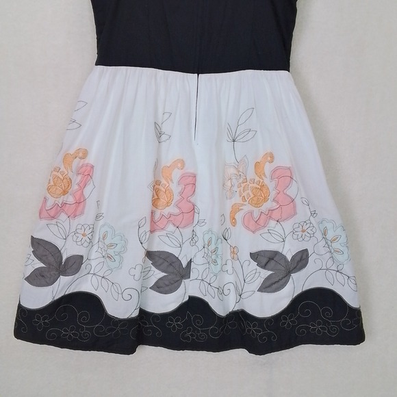 Trixxi Multicolor Floral Adjustable Spaghetti Strap Size 11 Mini Dress - Picture 7 of 13